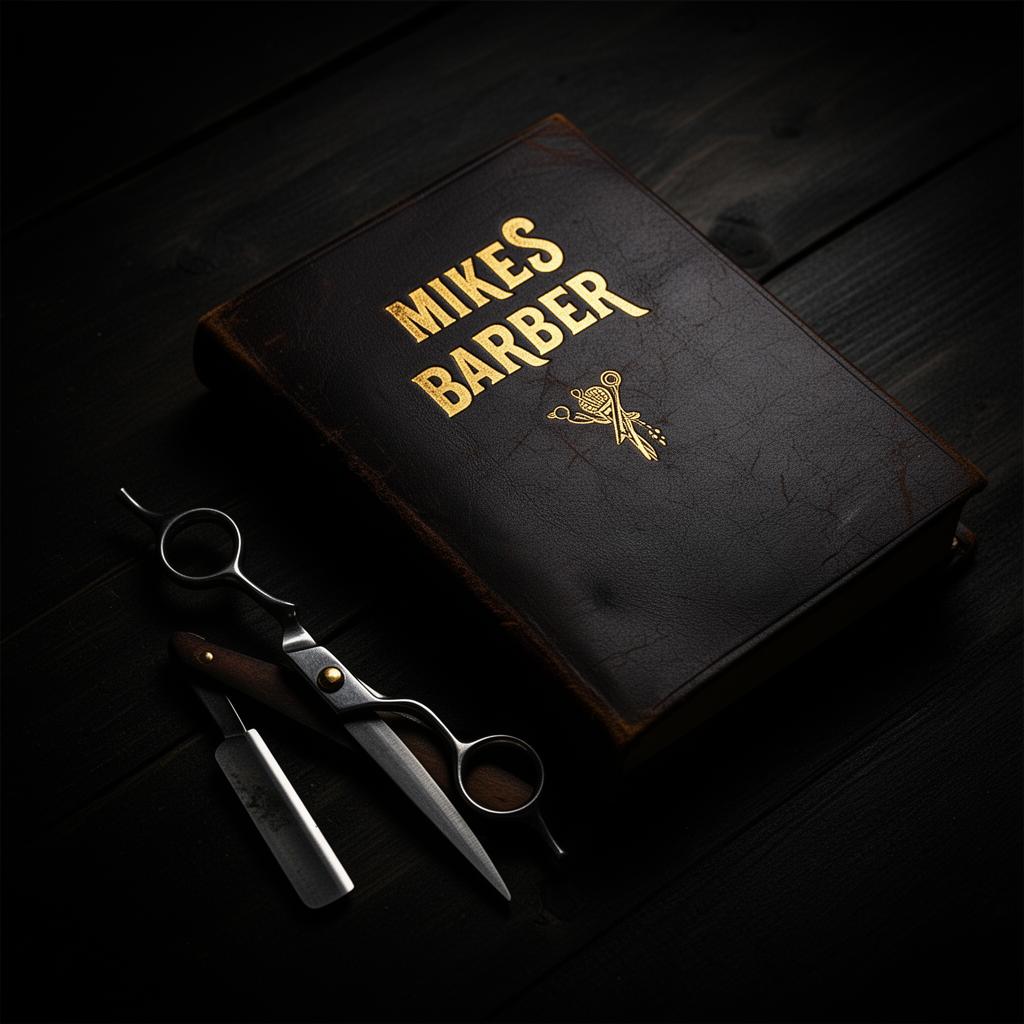 Kniha MIKES BARBER s nůžkami